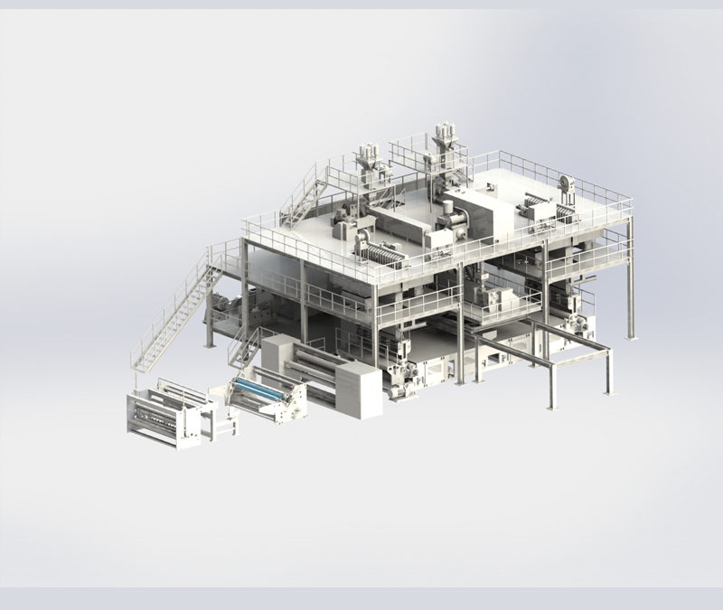 SMS Non Woven Fabric Making Machine of Produce Agricultural Fabrics that Protect Against UV